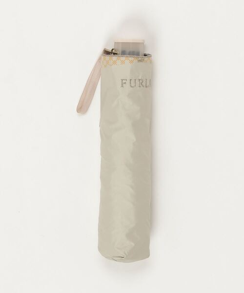 フルラ　日傘　傘　折りたたみ傘　ベージュ　楽折 FURLA 「FURLA」 折りたたみ傘 - ベージュ レディース