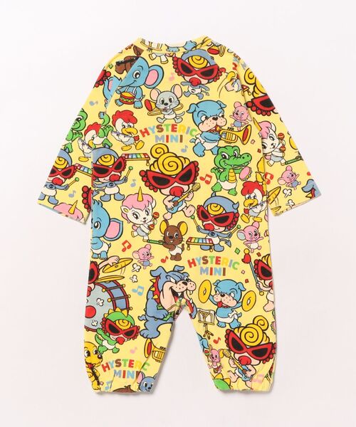 HYSTERIC MINI オールインワン HYS-MINI BAND CLUB総柄 2WAYALL