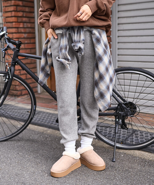 FREAK'S STORE（フリークスストア） パンツ 限定展開 リブ ニット