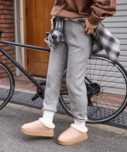 FREAK'S STORE（フリークスストア） パンツ 限定展開 リブ ニット