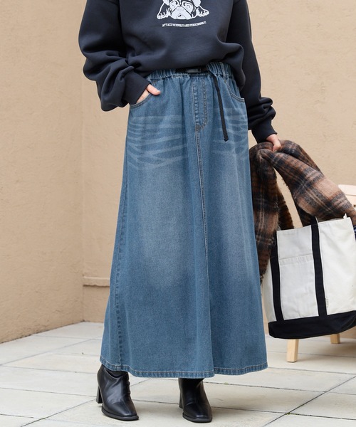 THE CRAFT CREW PRODUCTS デニムスカート ヴィンテージライク