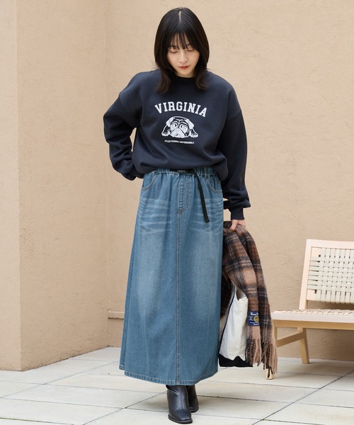 THE CRAFT CREW PRODUCTS デニムスカート ヴィンテージライク