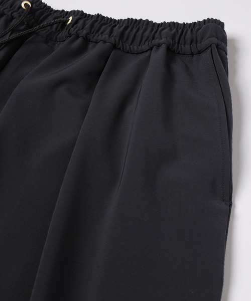 くる CULLNI（クルニ） スラックス Stretch Twill 1Tuck Drawstring Wide
