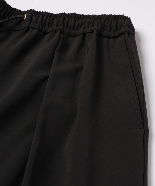 CULLNI（クルニ） スラックス Stretch Twill 1Tuck Drawstring Wide