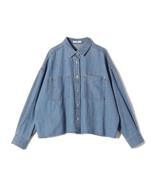 SHIPS（シップス） ブラウス シャツ 「洗濯機可能」ライトオンス