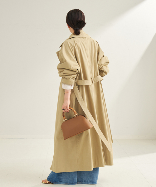 plage トレンチコート コート 「追加」C/N TRENCH レディース