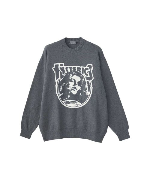 最終価格！HYSTERIC GLAMOURスウェット プルオーバー ベア ニット HYSTERIC GLAMOUR ヒステリックグラマー 02173NS07 METAL 総柄
