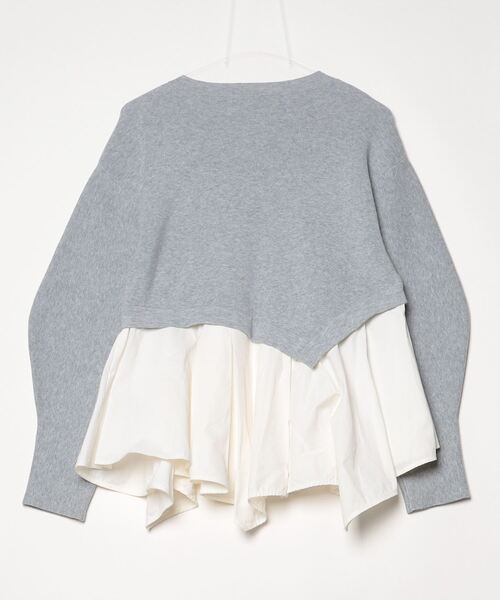 「ELENDEEK」 長袖ニット FREE グレー レディース_画像2