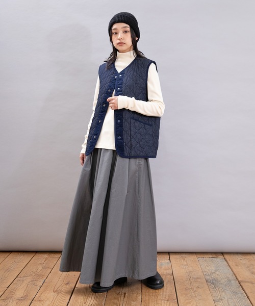 URCH RNA ベスト ジレ V0167 ウォッシュドキルトベスト レディース