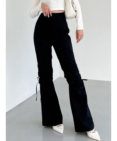 RESEXXY（リゼクシー） パンツ ポイントギャザースリムパンツ