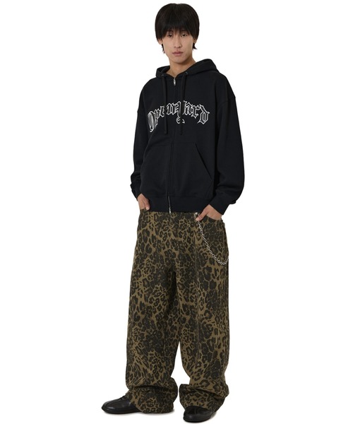 OY（オーワイ） パーカー 「OY/オーワイ」OLD LEATHER PATCH HOODIE