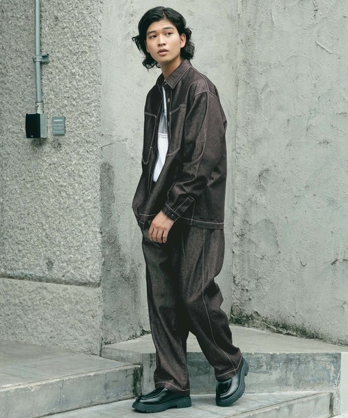 RAGEBLUE（レイジブルー） ジーンズ 「BREEZY DENIM」ステッチデニム