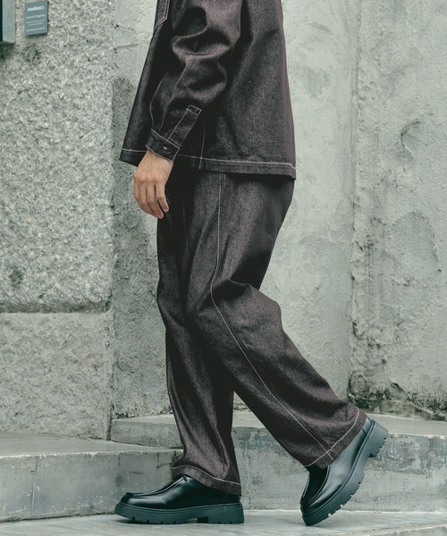 RAGEBLUE（レイジブルー） ジーンズ 「BREEZY DENIM」ステッチデニム