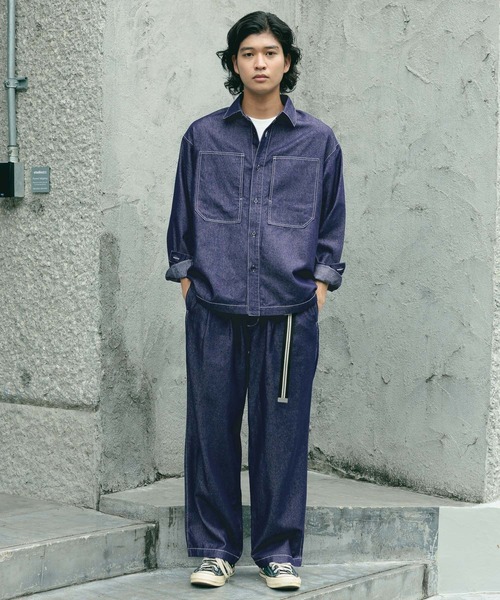 RAGEBLUE（レイジブルー） ワイドパンツ ジーンズ 「BREEZY DENIM