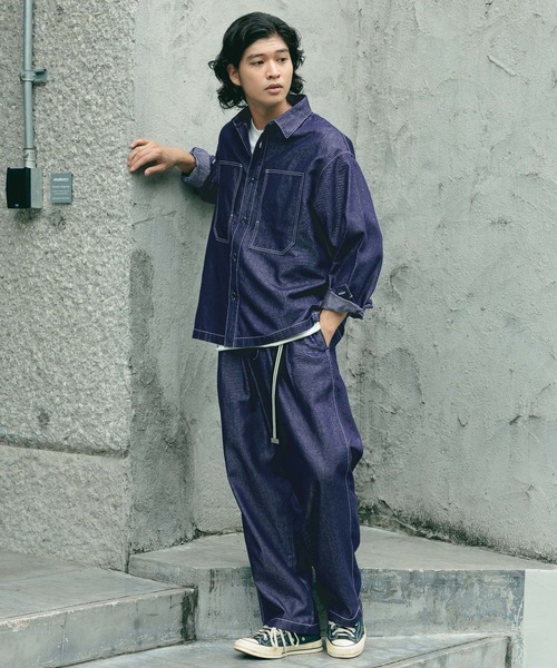 RAGEBLUE（レイジブルー） ジーンズ 「BREEZY DENIM」ステッチデニム