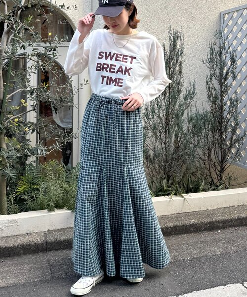 CIAOPANIC TYPY 「CIAOPANIC TYPY」 ロングスカート ONE SIZE ホワイト