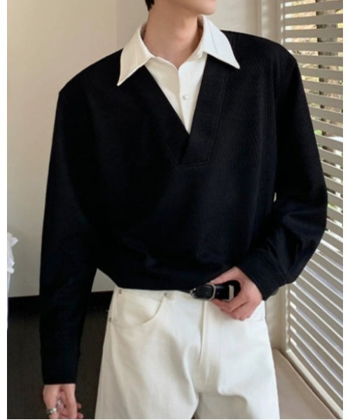Y's シャツレイヤード トップス Otte シャツ シャツレイヤードトップス メンズ レディース : ZOZOTOWN