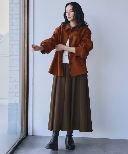 ELFRANK スカート タックフレアロングスカート : ZOZOTOWN Yahoo!店 ELFRANK スカート タックフレアロングスカート : ZOZOTOWN Yahoo!店