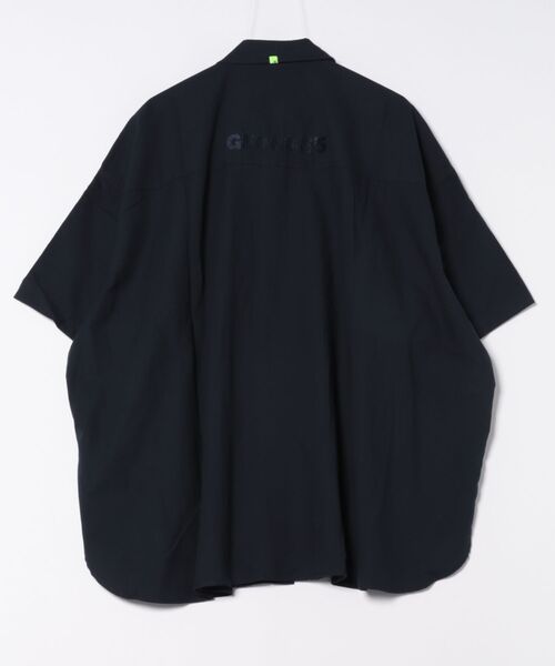 「GEORGE'S」 半袖シャツ MEDIUM ネイビー メンズ_画像2