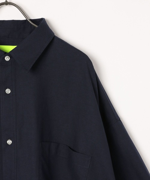 「GEORGE'S」 半袖シャツ MEDIUM ネイビー メンズ_画像6