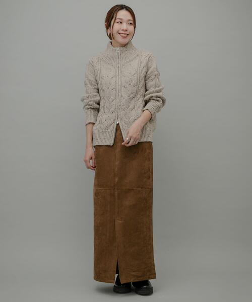URBAN RESEARCH Sonny Label スカート フェイクスウェードスカート