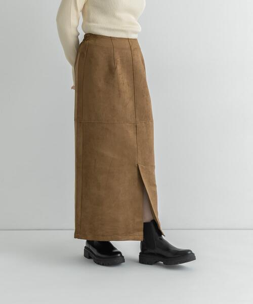 URBAN RESEARCH Sonny Label ロング スカート フェイクスウェード