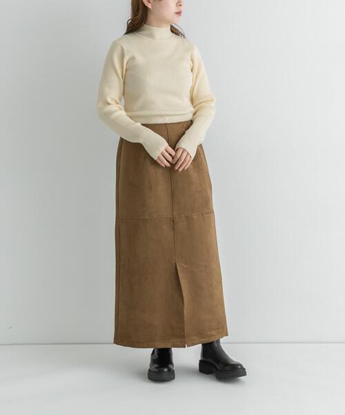 URBAN RESEARCH Sonny Label スカート フェイクスウェードスカート