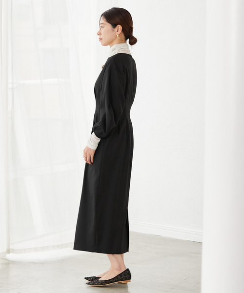 VERMEIL par iena（ヴェルメイユパーイエナ） 7分袖ワンピース 36