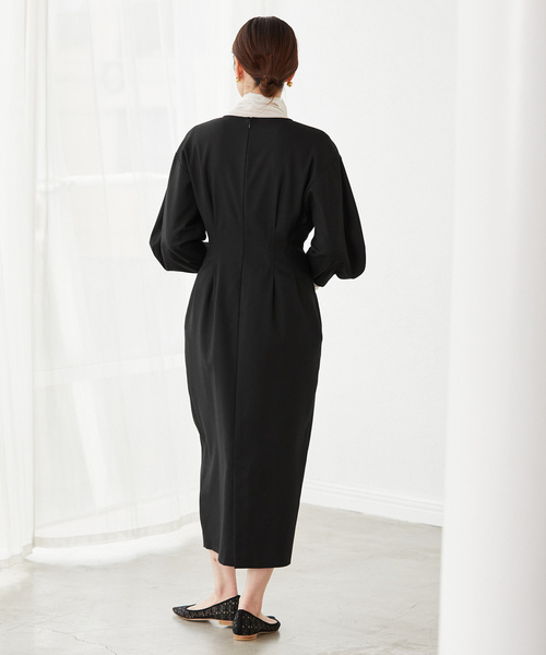 VERMEIL par iena（ヴェルメイユパーイエナ） 7分袖ワンピース 36