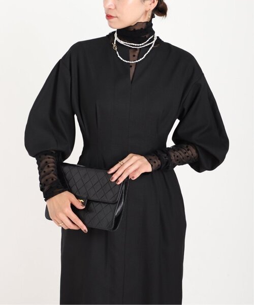 VERMEIL par iena（ヴェルメイユパーイエナ） 7分袖ワンピース 36