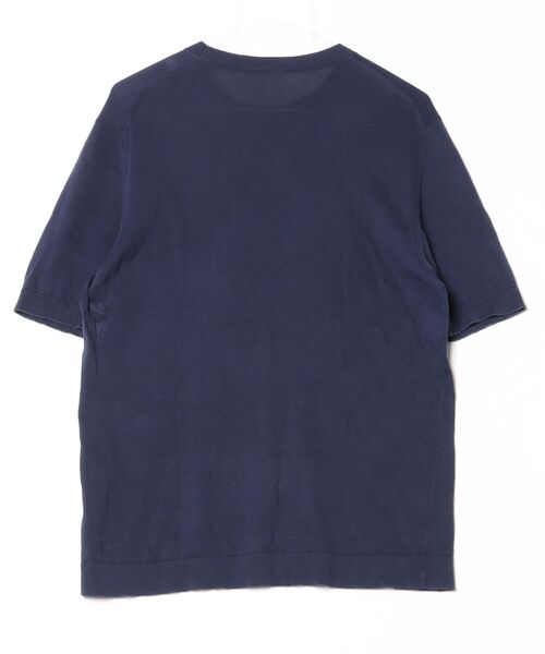 「CIRCOLO 1901」 半袖ニット 11 ネイビー メンズ_画像2