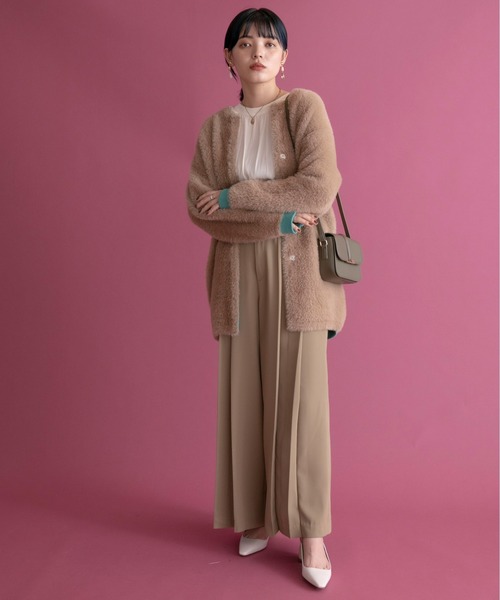 「Eimee Law」 ニットコート 38 グレー レディース_画像2