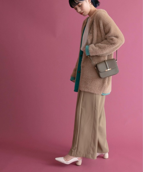 「Eimee Law」 ニットコート 38 グレー レディース_画像6