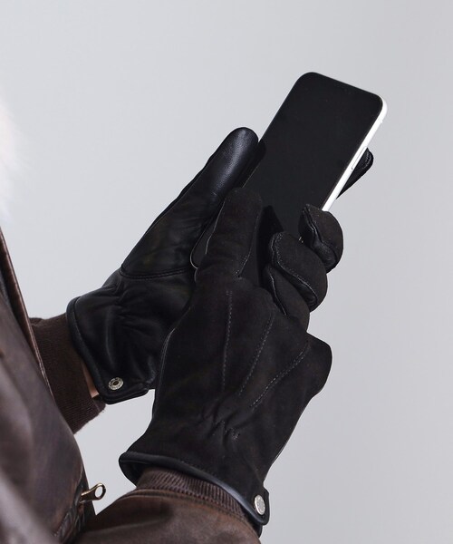 tk.TAKEO KIKUCHI（ティーケータケオキクチ） 手袋 「本革」ボタン