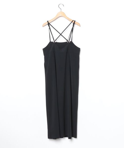 「TIENS ecoute」 サロペットスカート MEDIUM ブラック レディース_画像5