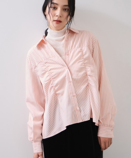 【ピンク系（65）】シアーベロアTシャツ/イージーケア ROPE' - 【ピンク系（65）】シアーベロアTシャツ/イージーケアの通販