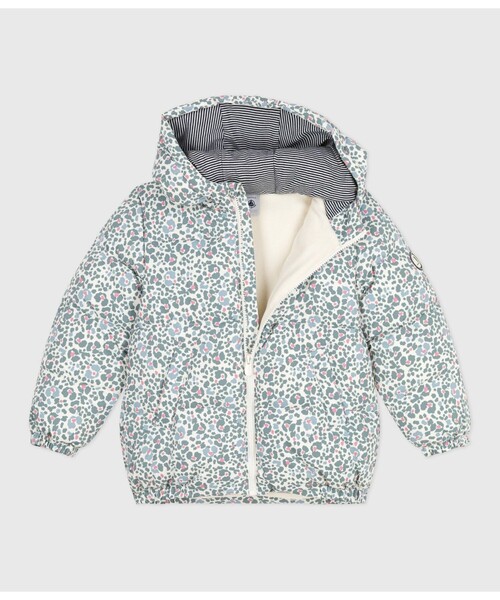 PETIT BATEAU（プチバトー） ダウン アウター 中綿入りフード