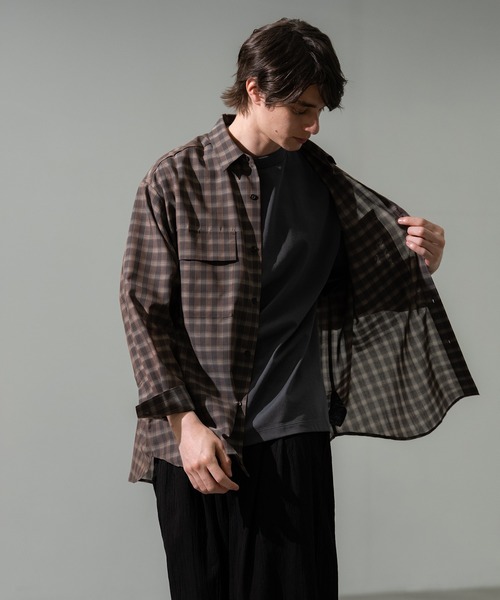 CITY TOKYO シャツ 「CITY TOKYO/シティートーキョー」シアーグラフ