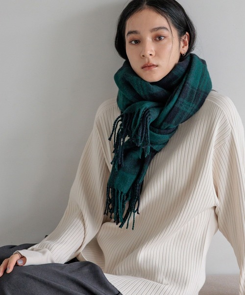 LOWRYS FARM（ローリーズファーム） ストール マフラー チェックムジ