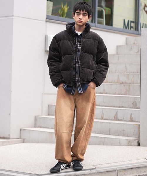 【新品】NIKE オーバーサイズド コーデュロイ パファー ダウンジャケット WEGO（ウィゴー） ダウンジャケット ダウン WEGO/「25年秋冬新作
