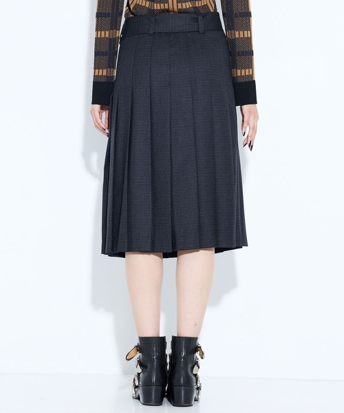 TOGA PULLA2024SSシアーチェックスカート TOGA PULLA2024SSシアーチェックスカート LOOKTOGA PULLA SPRING TOGA