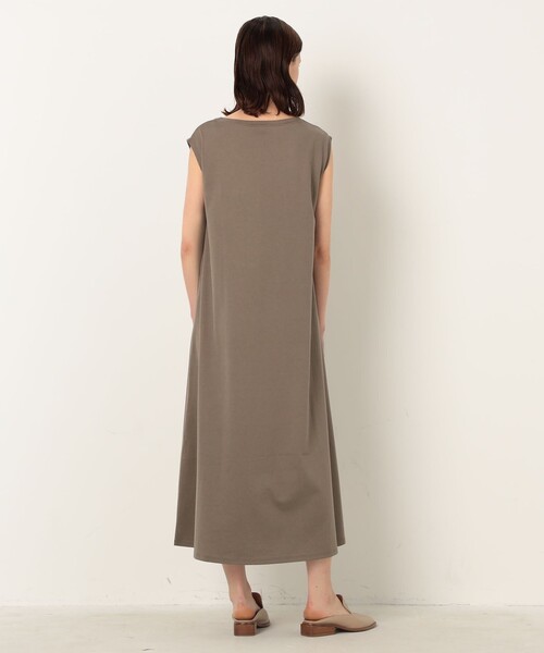 「GALERIE VIE」 ノースリーブワンピース 36 チャコールグレー レディース_画像5