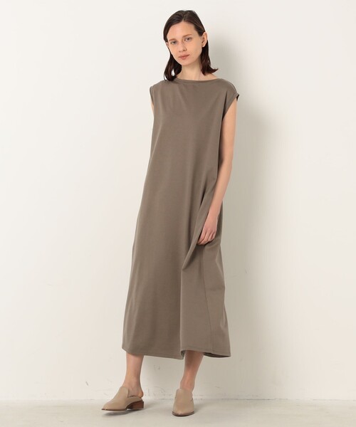「GALERIE VIE」 ノースリーブワンピース 36 チャコールグレー レディース_画像8