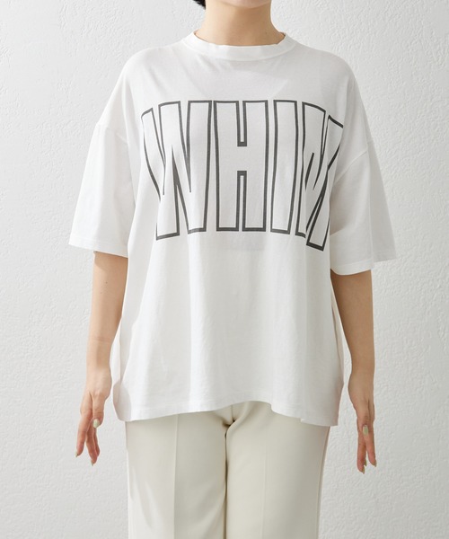 「Whim Gazette」 半袖Tシャツ FREE オフホワイト レディースの画像