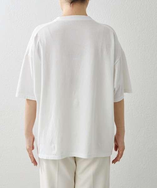「Whim Gazette」 半袖Tシャツ FREE オフホワイト レディースの画像