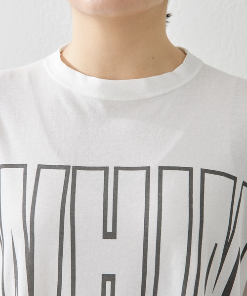 「Whim Gazette」 半袖Tシャツ FREE オフホワイト レディースの画像