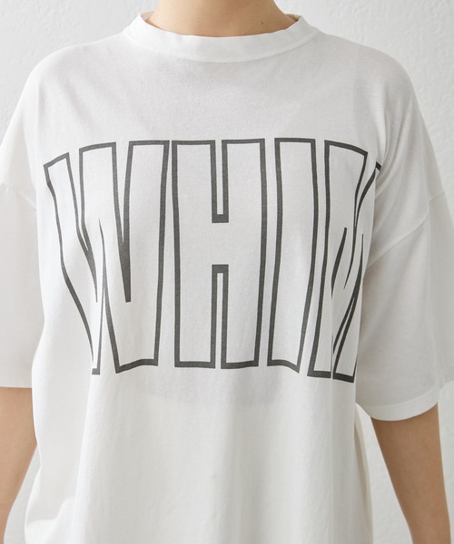 「Whim Gazette」 半袖Tシャツ FREE オフホワイト レディースの画像