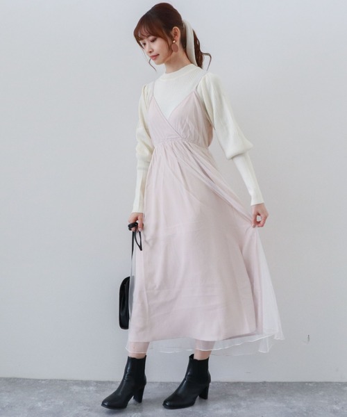 「archives」 キャミソールワンピース MEDIUM アイボリー レディース_画像7