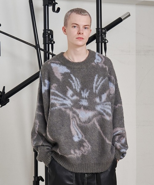 mangata 2018AW シャギーニット SeeSew セーター ニット 「UNISEX」NEKOMATA SHAGGY KNIT/ネコマタ