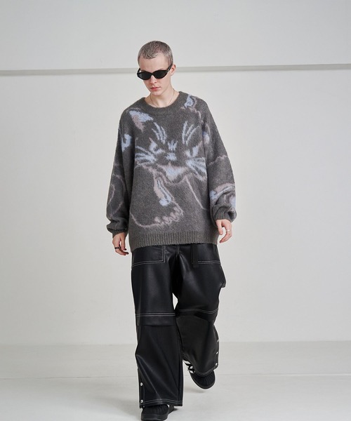 mangata 2018AW シャギーニット SeeSew セーター ニット 「UNISEX」NEKOMATA SHAGGY KNIT/ネコマタ